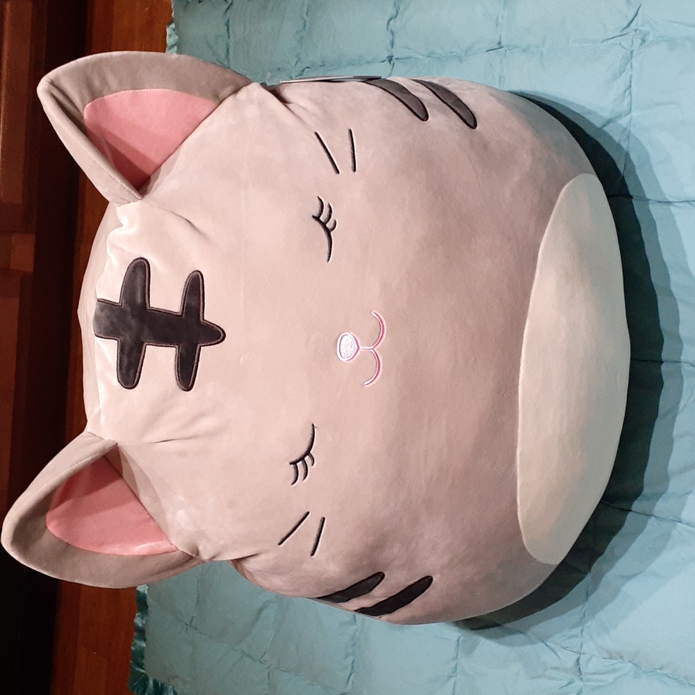 Squishmallows Tally the gray tabby cat 24 inch jumbo
